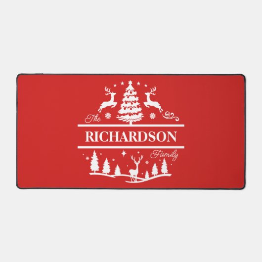 Personalisierter Name | Urlaub Schreibtischunterlage (Vorderseite)