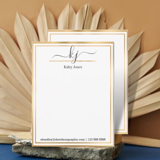 Personalisierter Name | vom Schreibtisch Mitteilungskarte