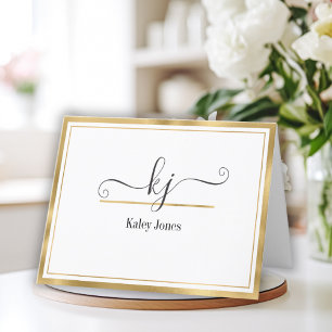 Personalisierter Name   Von der Rezeption des Dank Dankeskarte