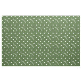 Personalisierter Name Waldbaum Green Polka Dot Stoff (Yard (91,4 cm))