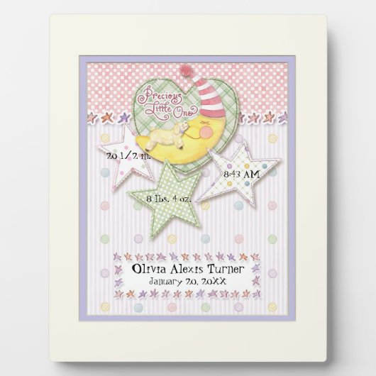 Personalisierter Name Wall Kinderzimmer Kunst für  Fotoplatte (Vorderseite)