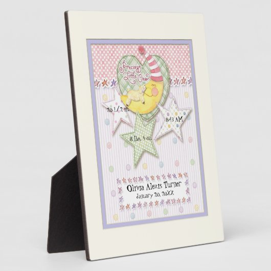 Personalisierter Name Wall Kinderzimmer Kunst für  Fotoplatte (Seite)