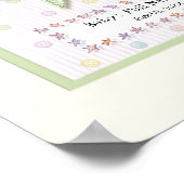 Personalisierter Name Wall Kinderzimmer Kunst für  Poster (Ecke)