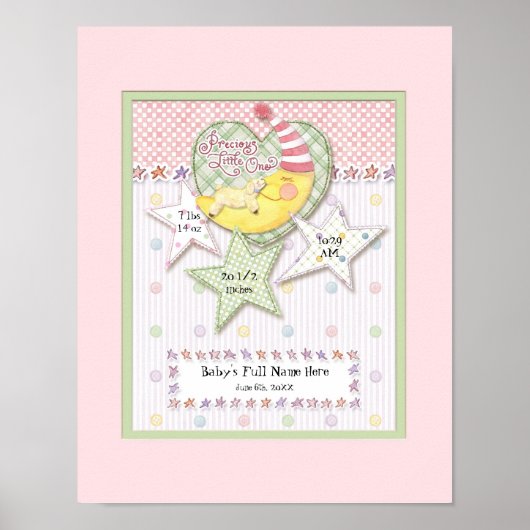 Personalisierter Name Wall Kinderzimmer Kunst für Poster (Vorne)