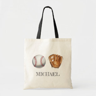 Personalisierter Name Wasserfarbe Baseballhandschu Tragetasche