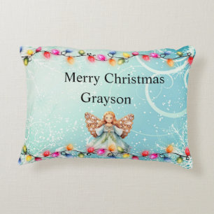 Personalisierter Name Weihnachten Akzent Pillow Dekokissen