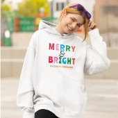 Personalisierter Name Weihnachten Gegenwart Weiße Hoodie