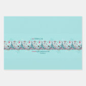 Personalisierter Name Weihnachten Meerjungfrau und Geschenkpapier Set (Vorderseite 3)