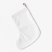 Personalisierter Name Weihnachtsbaummuster Kleiner Weihnachtsstrumpf (Rückseite (Hängend))