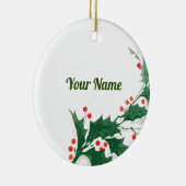 Personalisierter Name Weihnachtsschmuck (Rechts)