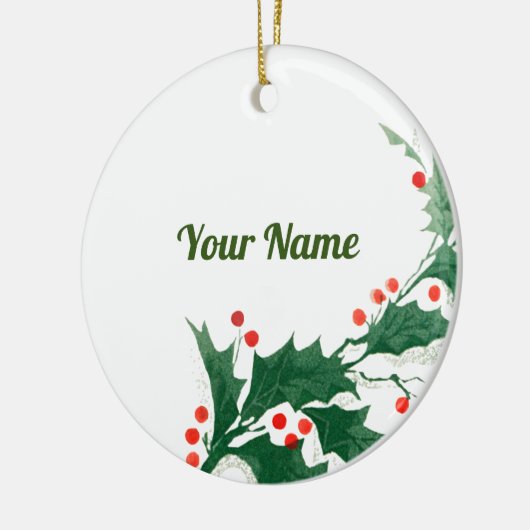 Personalisierter Name Weihnachtsschmuck (Links)