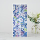 Personalisierter Name Whimsistische Blume Zwei Les (Stehend Vorderseite)