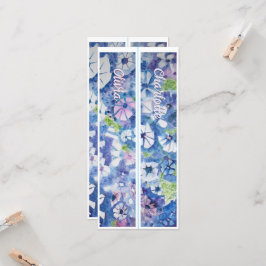 Personalisierter Name Whimsistische Blume Zwei Les