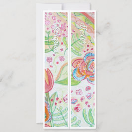 Personalisierter Name Whimsistische Blume Zwei Les