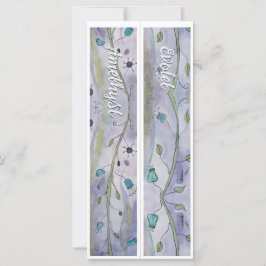 Personalisierter Name Whimsy Floral Zwei Lesezeich