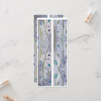 Personalisierter Name Whimsy Floral Zwei Lesezeich