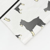 Personalisierter Name White Standard Schnauzer Hun Fleecedecke (Ecke)