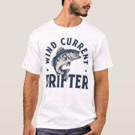 Personalisierter Name Wind Drift Bass T-Shirt
