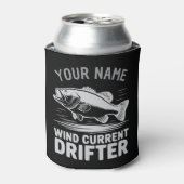 Personalisierter Name Windstrom-Drifter-Barsch-Fis Dosenkühler (Kanne Vorderseite)