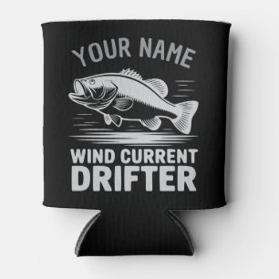 Personalisierter Name Windstrom-Drifter-Barsch-Fis Dosenkühler