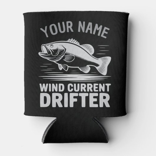 Personalisierter Name Windstrom-Drifter-Barsch-Fis Dosenkühler (Vorderseite)