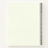 Personalisierter Name Winter Ice Skater Mouse Holi Notizblock (Rückseite)