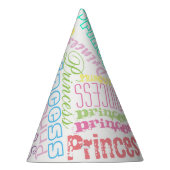 Personalisierter Name/Word Benutzerdefinierte Farb Partyhütchen (Rechts)
