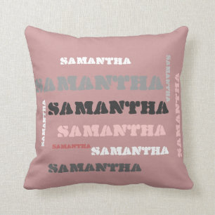 Personalisierter NAME Wortwolke-Geschenke Kissen