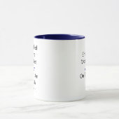 Personalisierter Name wurde nie als bester Autor g Tasse (Zentrum)