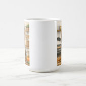 Personalisierter Name Yorkshire Terrier Hund Koch Kaffeetasse (Mittel)