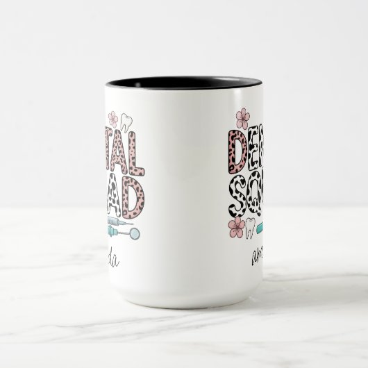 Personalisierter Name Zahnscheibe Tasse (Zentrum)