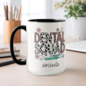 Personalisierter Name Zahnscheibe Tasse
