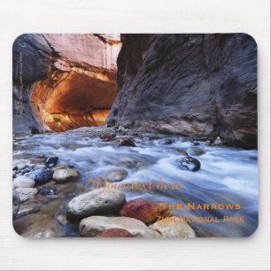 Personalisierter Name, Zion Nationalpark, die Pfei Mousepad