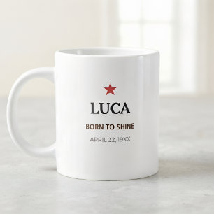 Personalisierter Namens Geburtstag Kaffeebecher fü Jumbo-Tasse