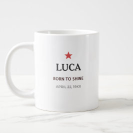 Personalisierter Namens Geburtstag Kaffeebecher fü Jumbo-Tasse