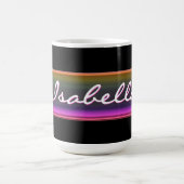 Personalisierter Namensbecher | Irisierender Glase Kaffeetasse (Mittel)