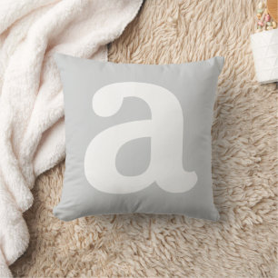 Personalisierter Namensinitiale Stylisch Modern Mi Kissen