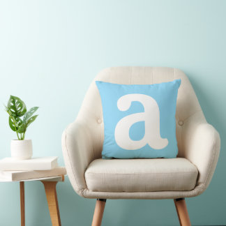 Personalisierter Namensinitiale Stylisch Modern Mi Kissen