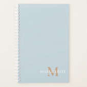 Personalisierter Namensmonogramm Planer (Vorderseite)