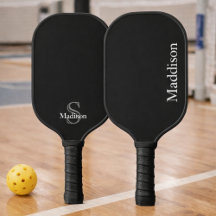 Personalisierter Namensmonogramm Schwarz Charcoal 