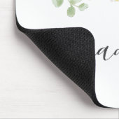 Personalisierter Namensmonogramm-Wasserfarbe Sonni Mousepad (Ecke)