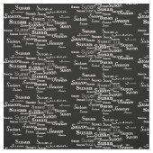 personalisierter Namensmustergenerator Stoff (Muster)