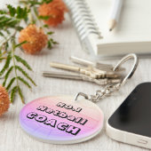 Personalisierter Namensnetball-Zug Schlüsselanhänger (Vorderseite rechts)