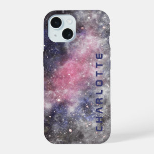 Personalisierter Namensraum iPhone 15 Hülle