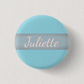Personalisierter Namensschild-Button Button (Vorderseite)