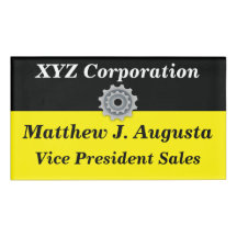 Personalisierter Namensumbau mit magnetischer