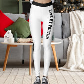 Personalisierter Namenszitat Aktive Frauen gestrei Leggings