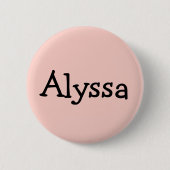 Personalisierter Nametag Button (Vorderseite)