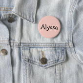 Personalisierter Nametag Button (Beispiel)