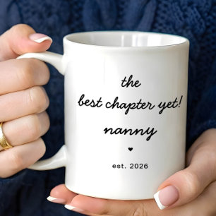 Personalisierter Nanny-Becher Bestes Kapitel bishe Kaffeetasse